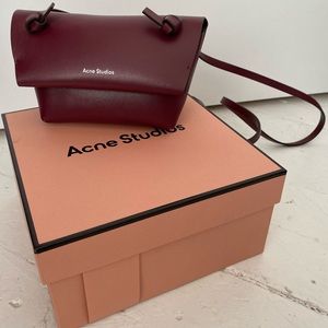 Acne Studios Mini Purse (burgundy)